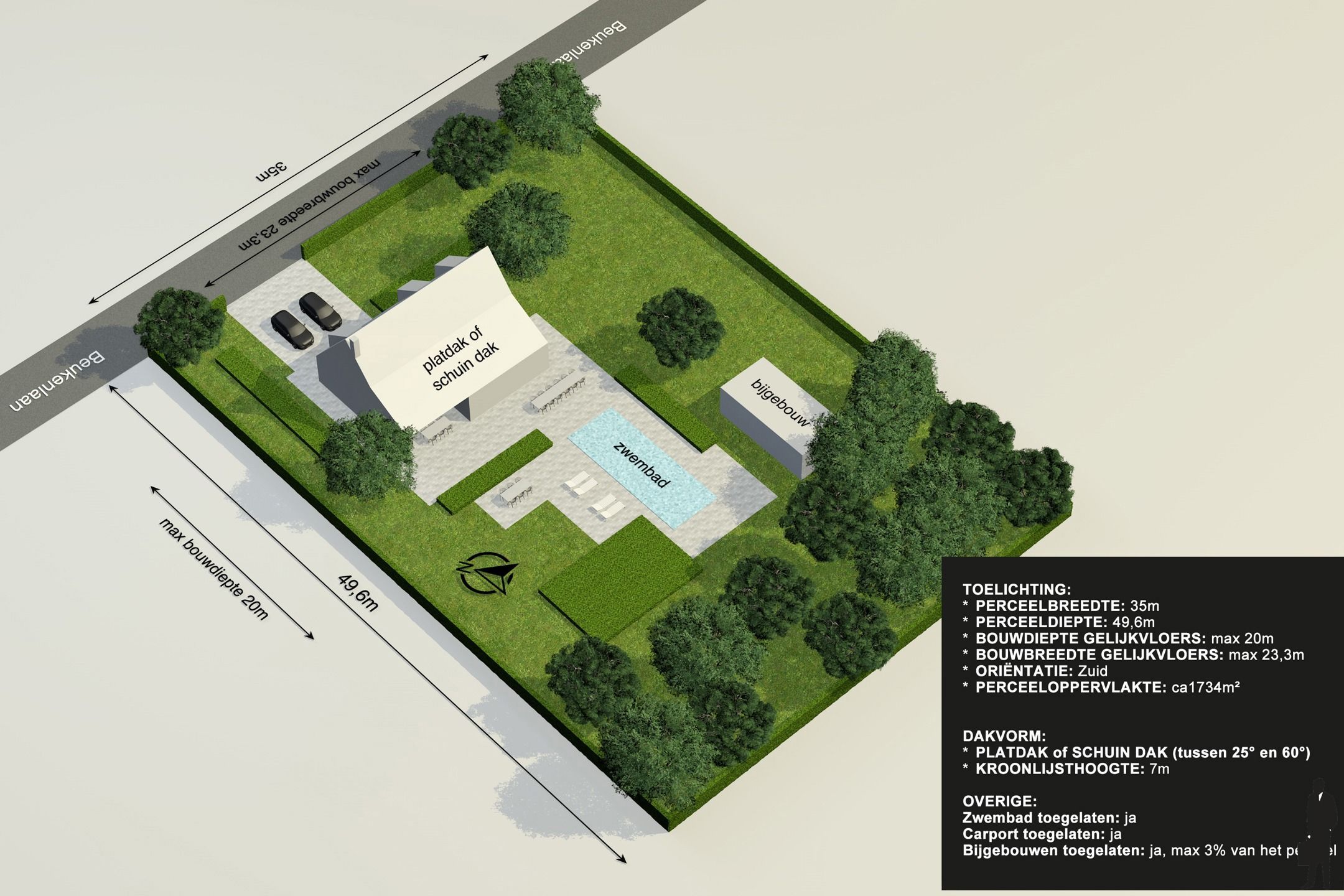 Schitterend villaperceel van 1734m² foto {{pictureIndex}}