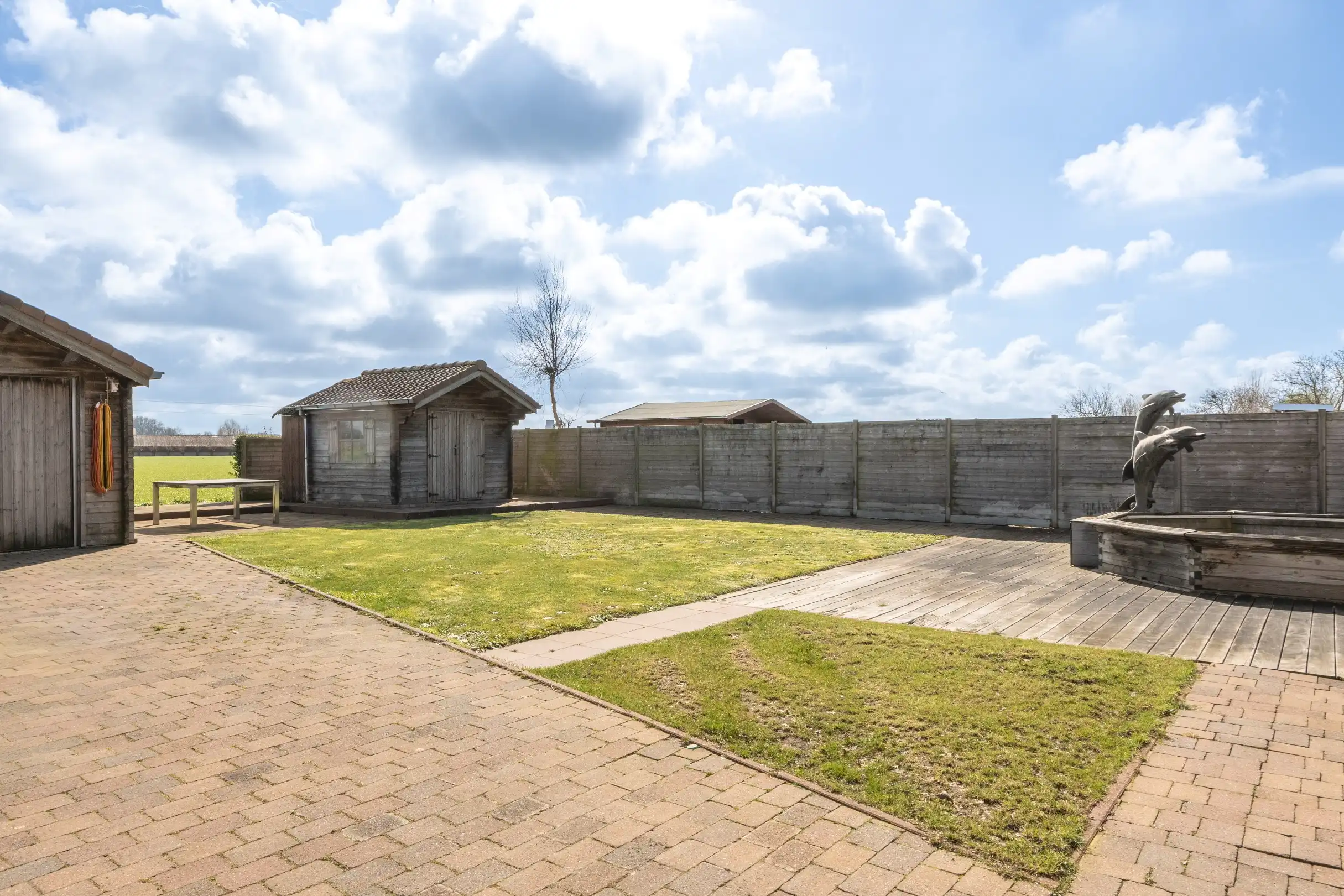 Alleenstaande bungalow met open zichten vlakbij Brugge foto 4