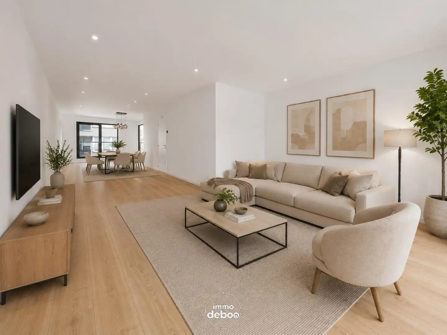 Instapklare bel-etagewoning van 260 m², volledig gerenoveerd in 2024, EPC B en zuidgerichte tuin nabij centrum en zee foto 3