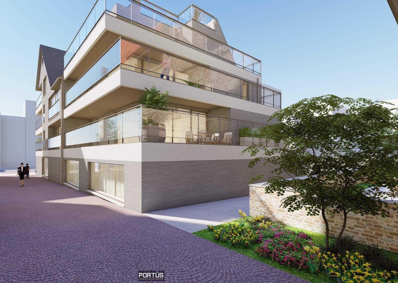 Nieuwbouwappartement te koop met 3 slaapkamers in Residentie Clement te Nieuwpoort foto {{pictureIndex}}