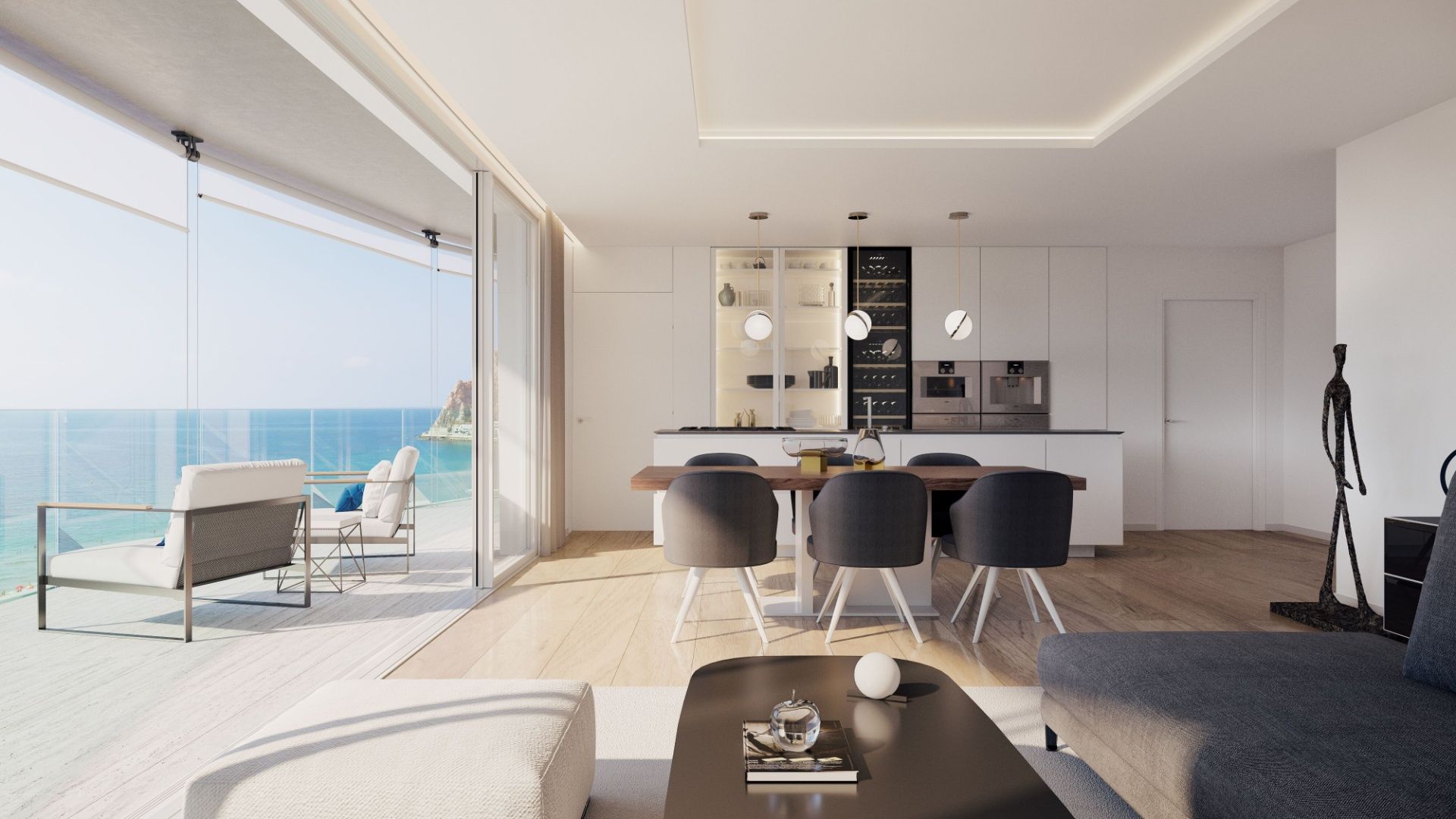 Ultra moderne 1ste lijn appartementen op Poniente beach Benidorm. foto 15