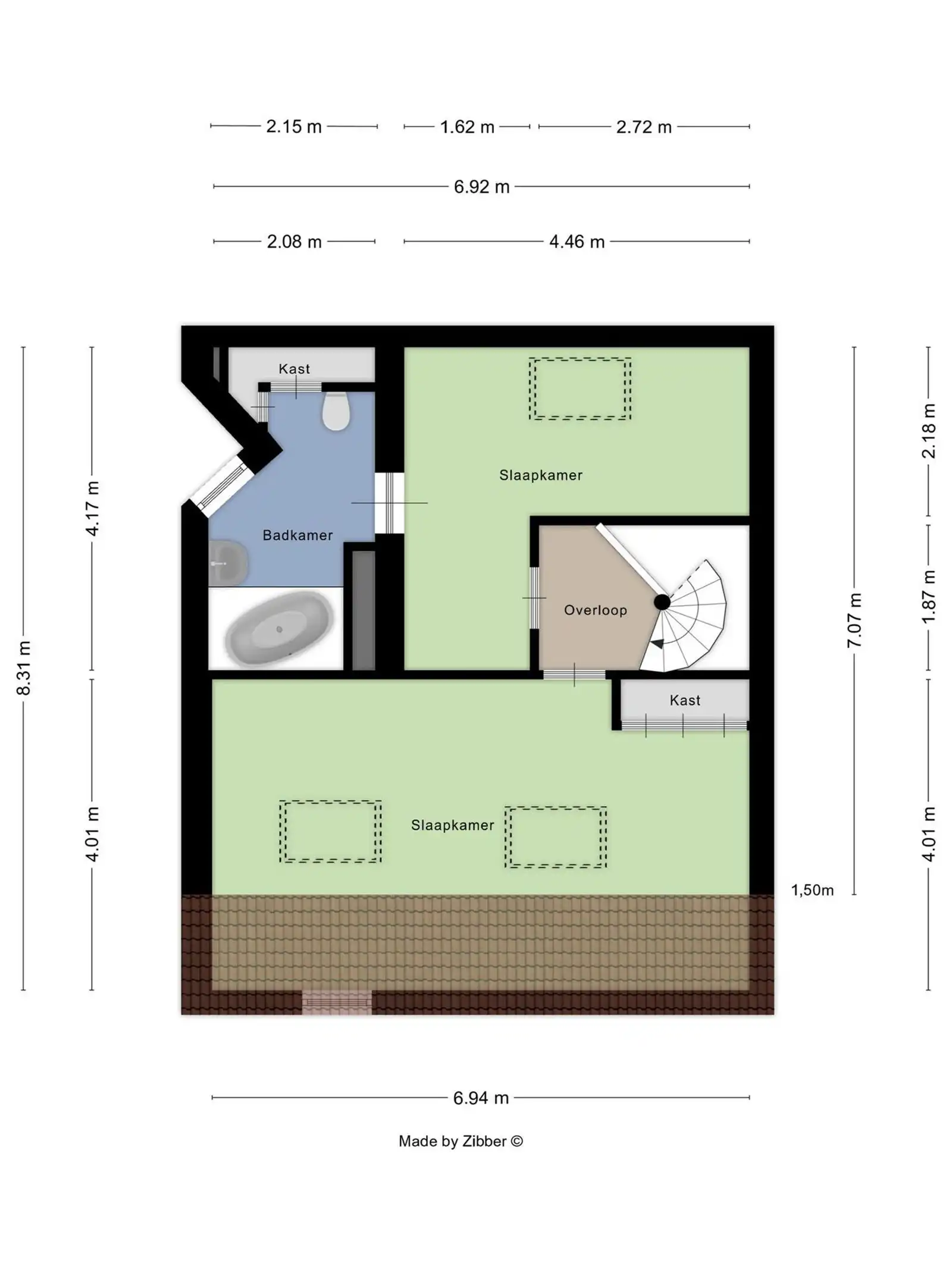 Lichtrijke en ruime 3-gevelwoning met tuin en dubbele garage foto 22
