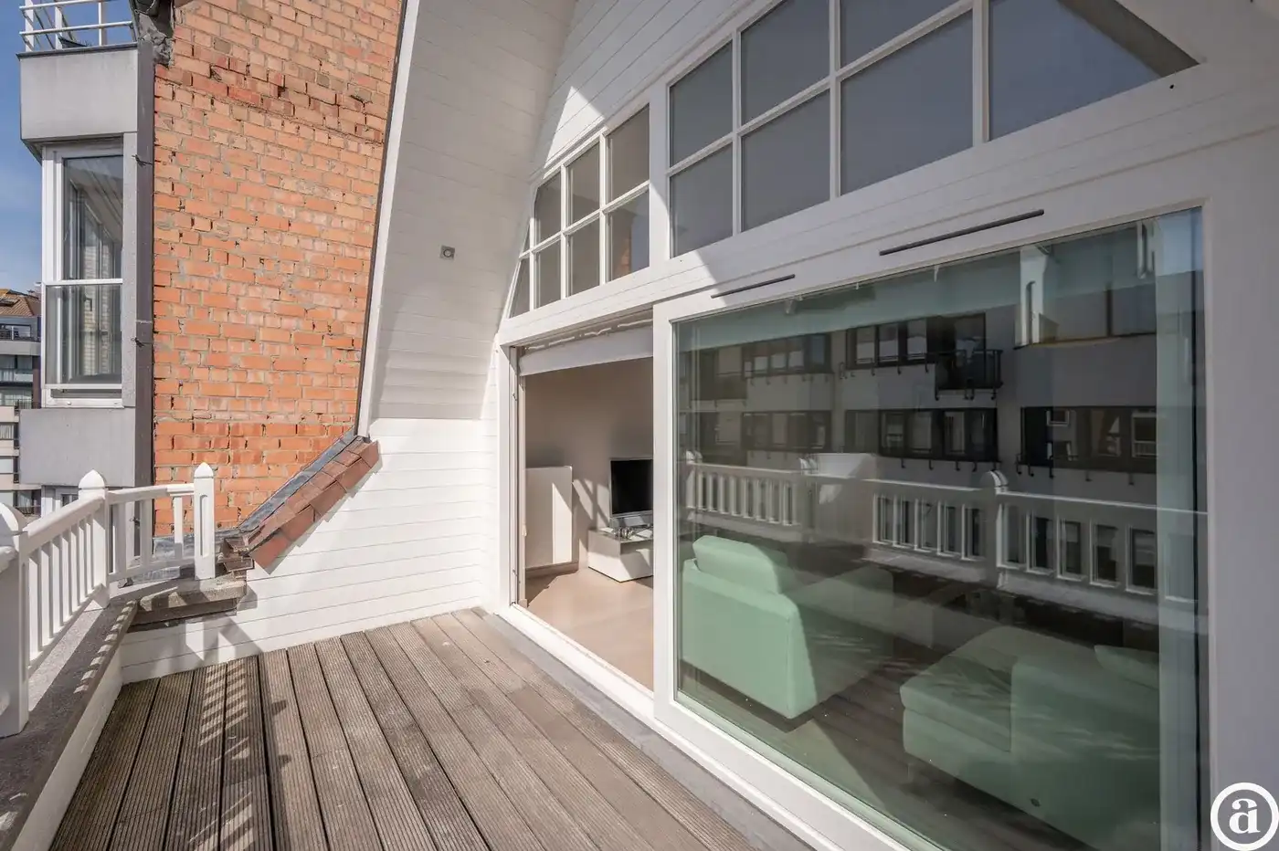 Zonnig en ruim duplex appartement met zuidgericht terras     foto 7