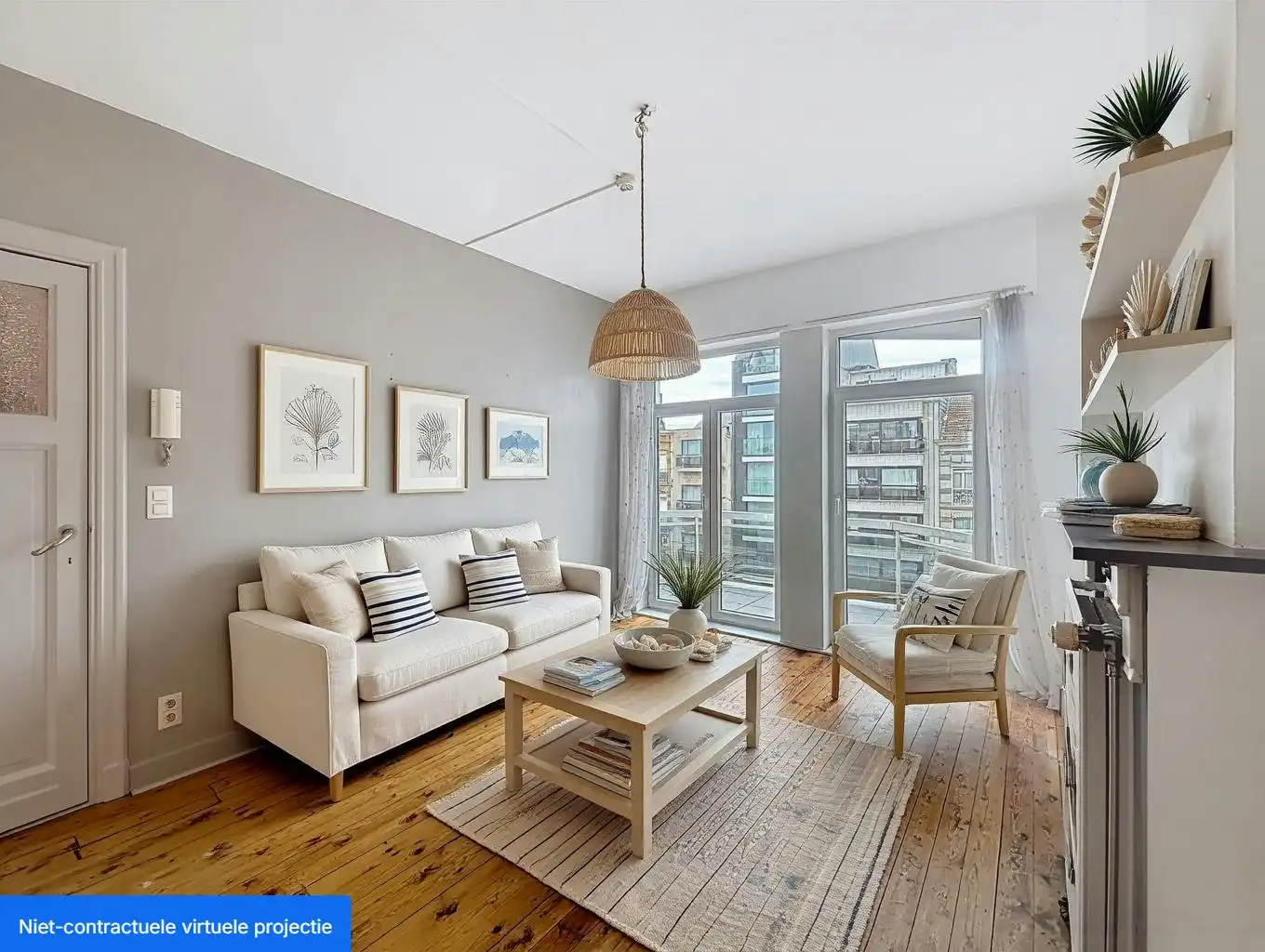 Hoofdfoto van de publicatie: Op te frissen appartement te koop te Blankenberge