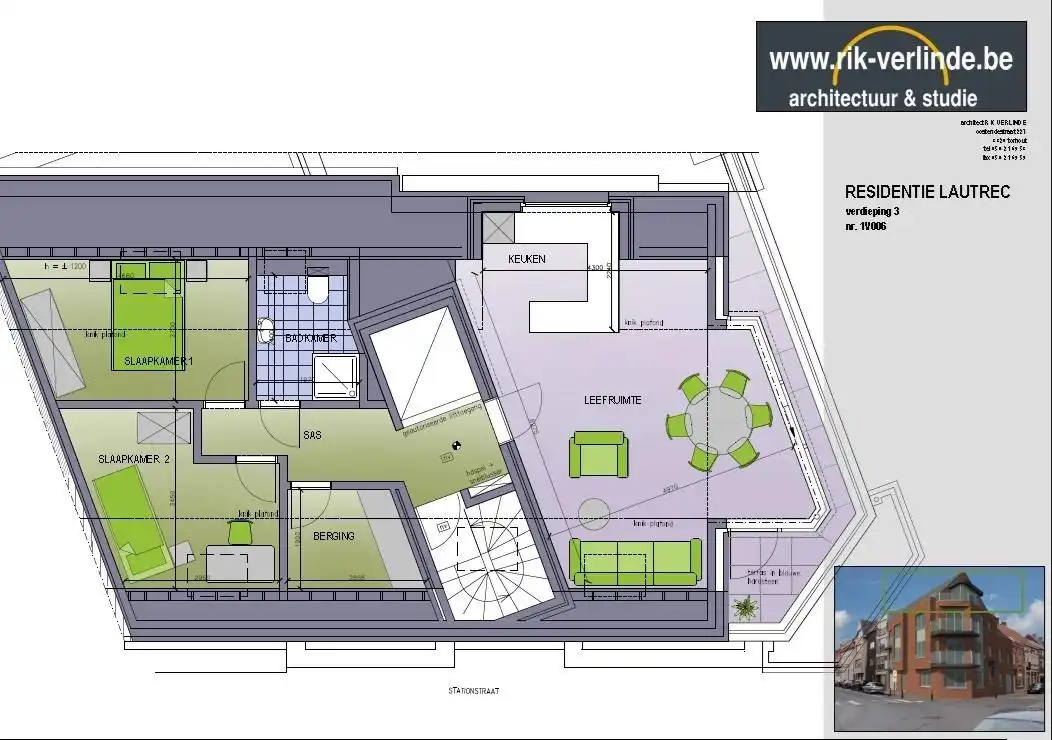 Instapklaar 2-skp appartement met zalig zonneterras, Torhout foto 16