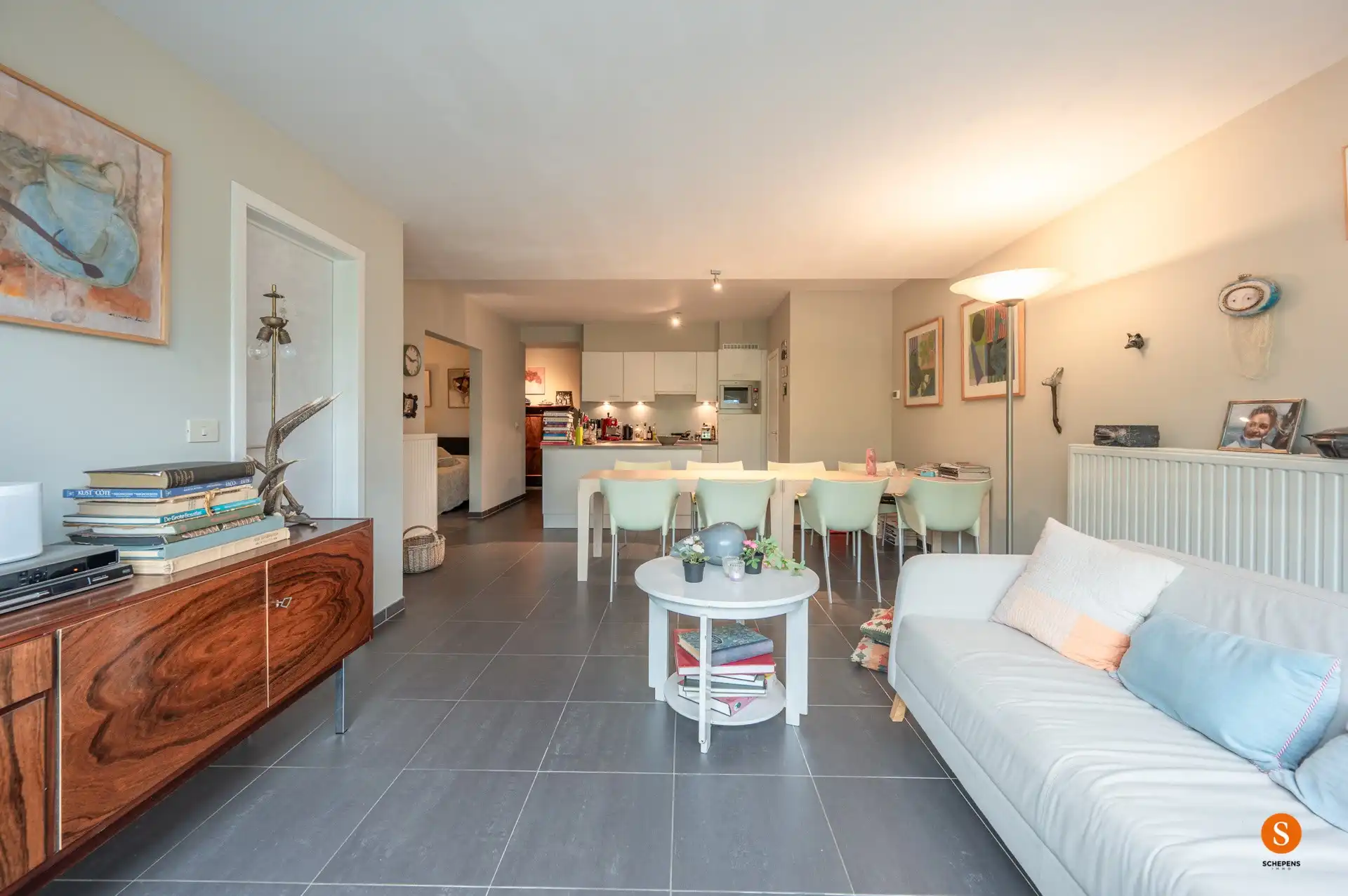 Te koop: verzorgd gelijkvloersappartement met grote tuin in De Haan. foto 4