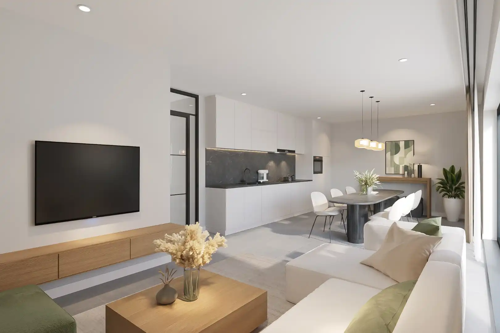 Prachtig app. met 2 slpks, groot terras en autostaanplaats foto 4