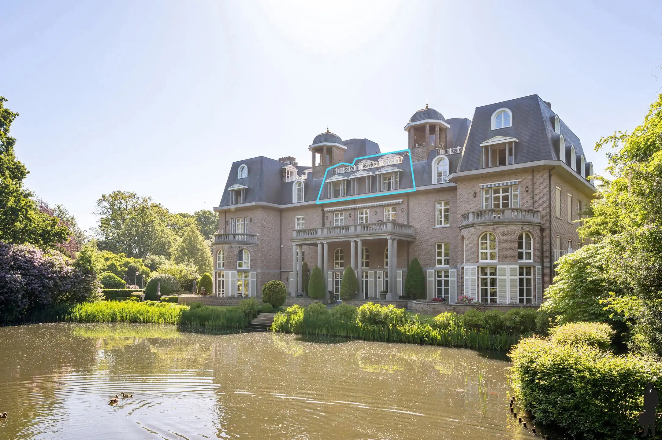 Royale dakduplex kasteel "Blauwhof"! foto 24