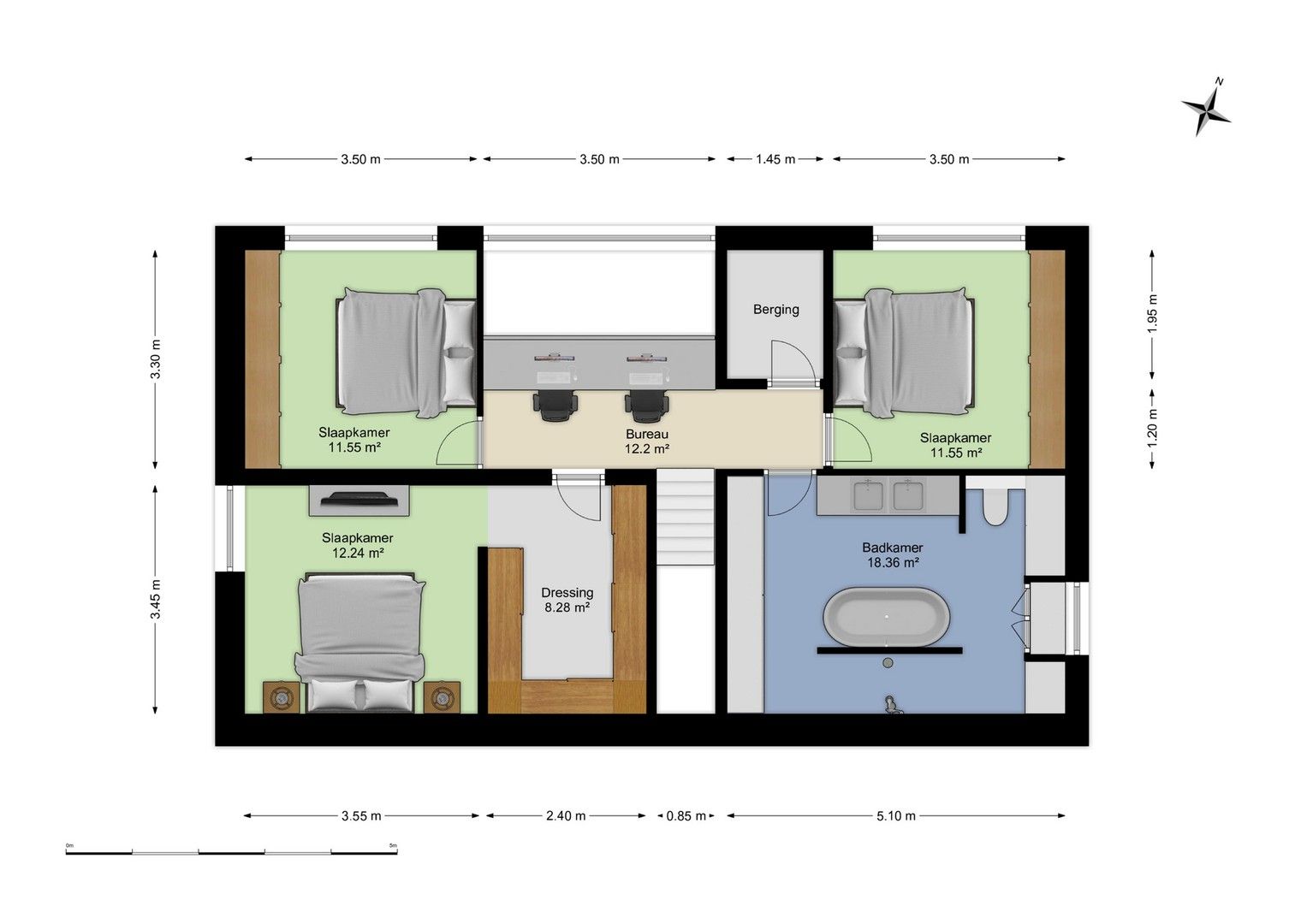 Moderne, energiezuinige woning op 1021 m² vlak bij het Zeekanaal foto 26