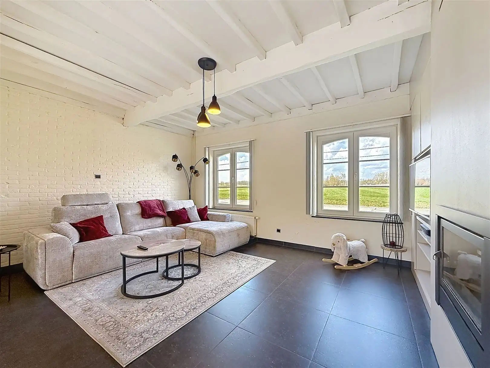 Ruime open bebouwing, 4 slpks, bureau, 14a 01ca foto 6