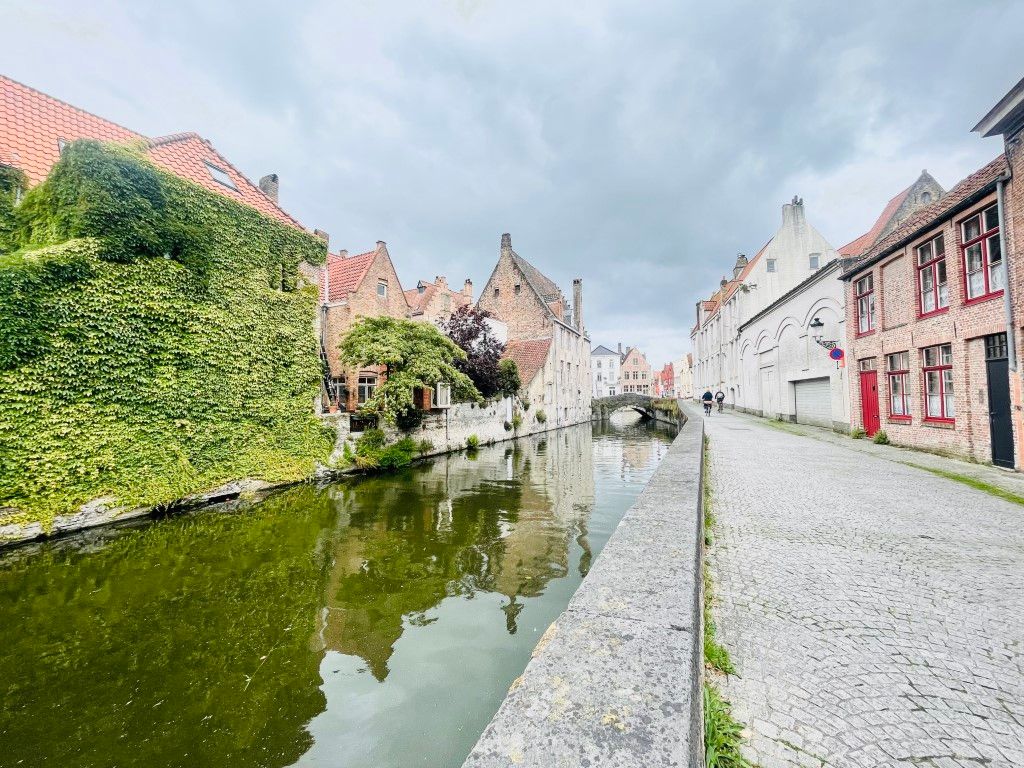 In Hartje Brugge , in het historisch centrum Uniek gelijkvloers appartement van 95m² met plafondhoogte van 3,8 meter in de living en uitgang aan de Gouden Handrei. foto 13