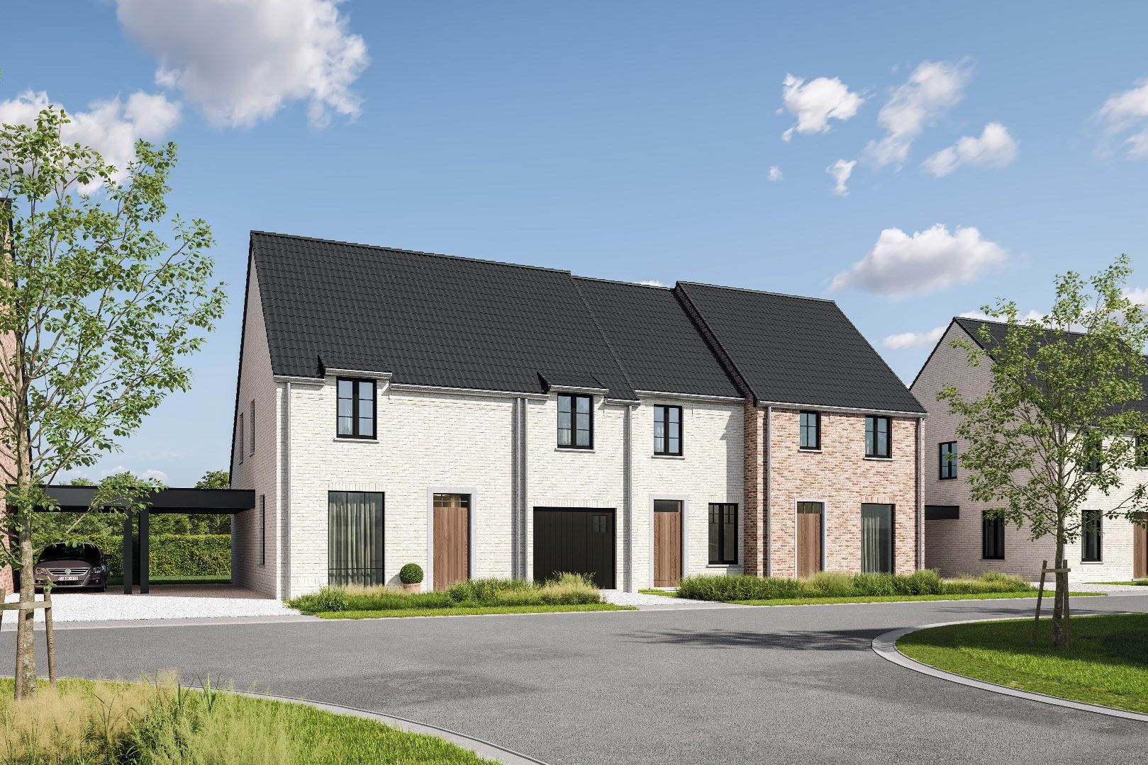 Stijlvolle & energiezuinige nieuwbouwwoning in Waregem foto {{pictureIndex}}