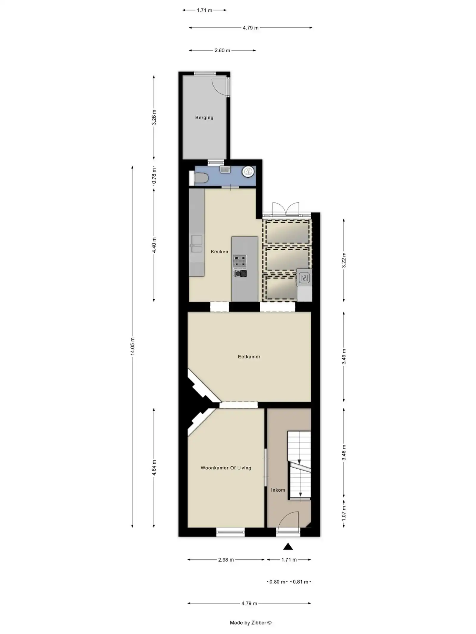 Op te frissen woning met 3 slaapkamers te Huizingen  foto 2