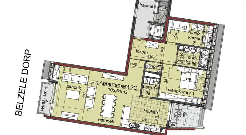 Twee slaapkamerappartement gelegen in residentie Everinga foto 12