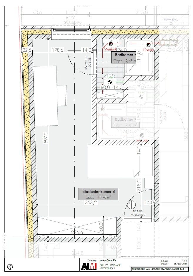 Nieuwbouw 19 studentenkamers - Unieke investeringskans in het hart van Geel foto 8