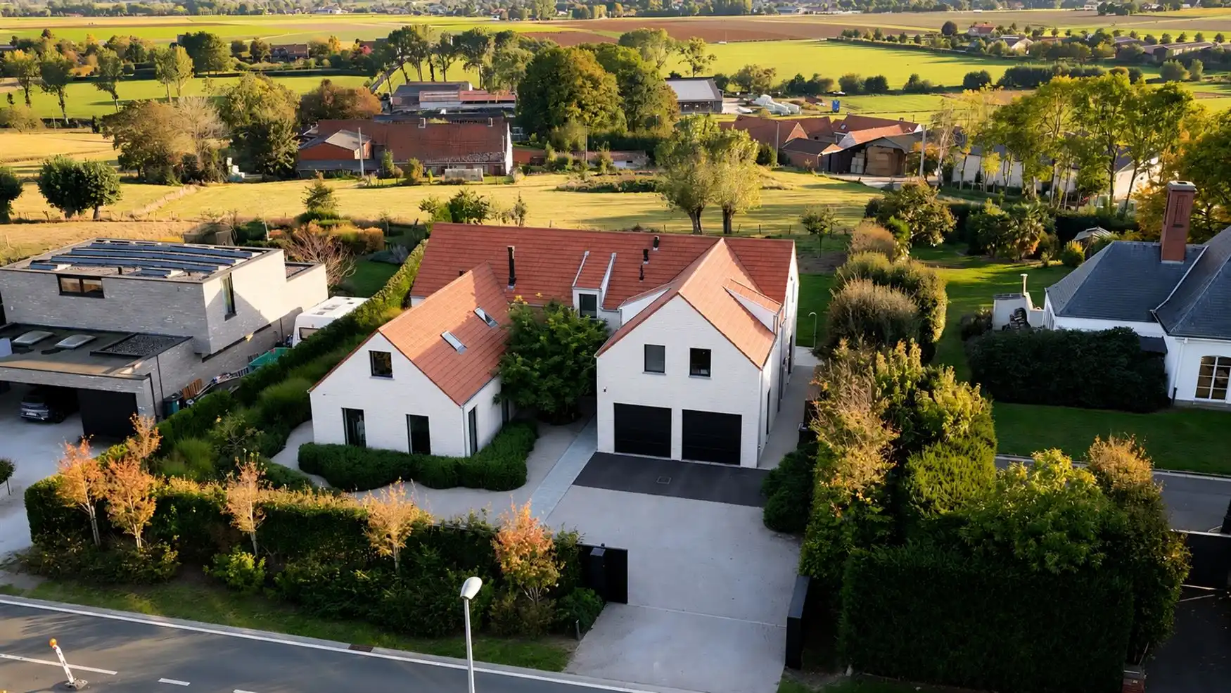 Ruime villa met weids uitzicht in Moregem foto 20