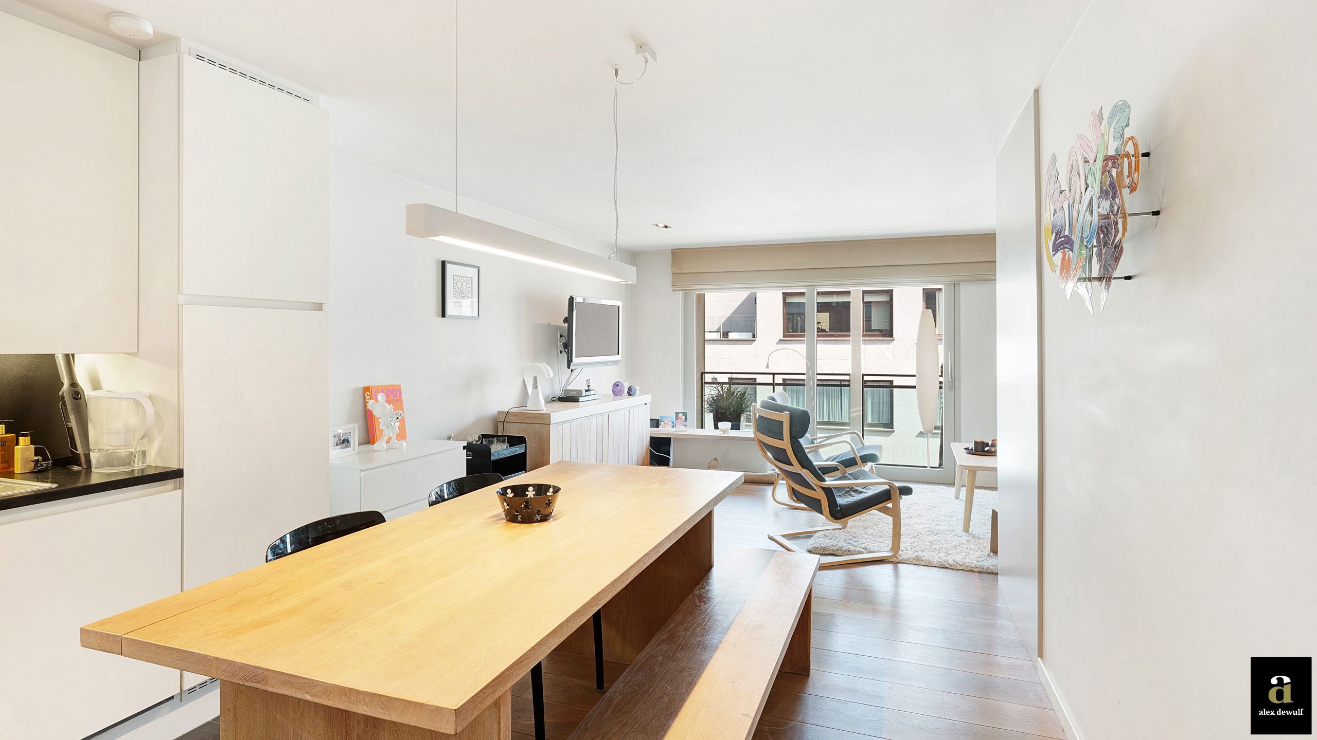 Gemeubeld modern appartement met 2 slaapkamers op centrale ligging niet ver van het Rubenspein [Blancgarinstraat]. foto 12