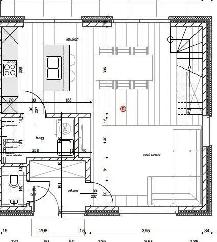 Nieuw te bouwen halfopen woning te Bekegem. foto 3