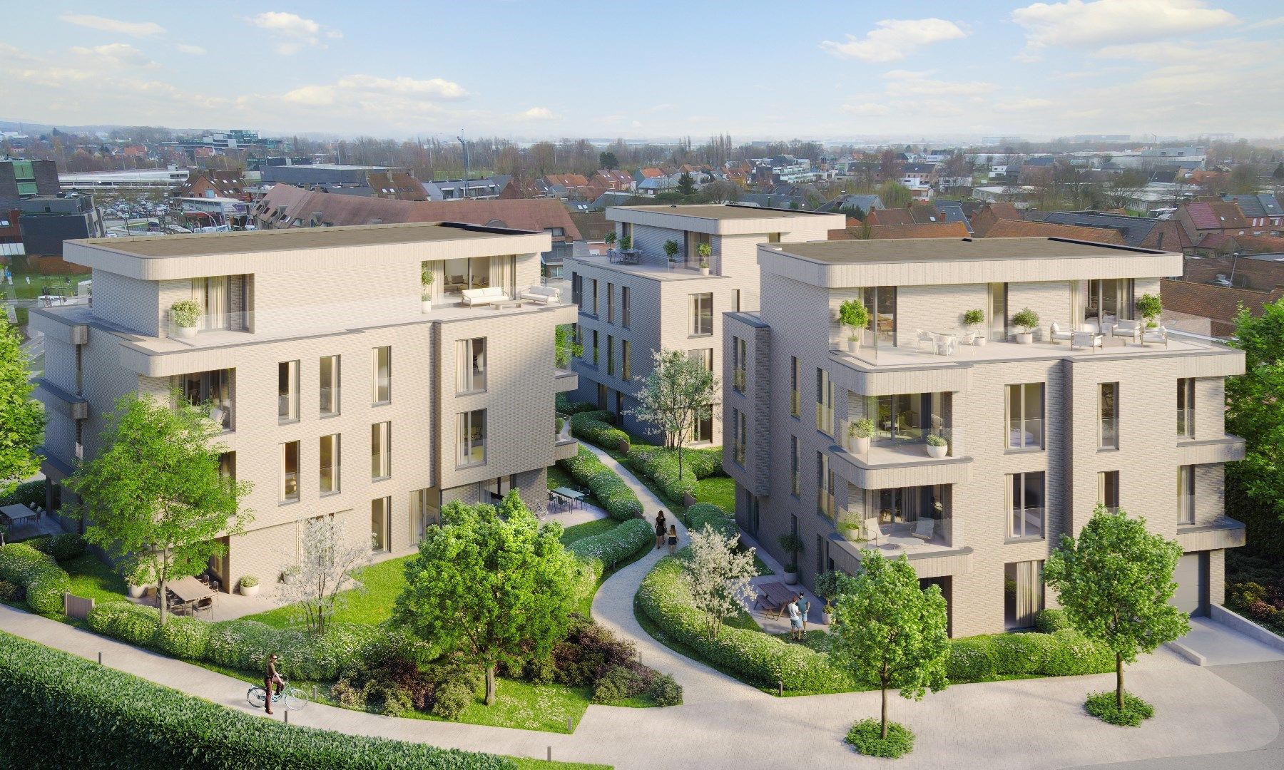 Residentie Pomerol, een verborgen parel bij het centrum van Waregem  foto {{pictureIndex}}