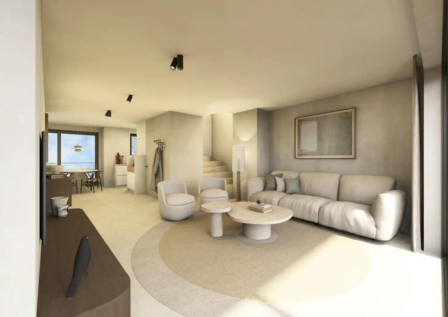 NIEUWBOUW 2/3 SLPK DUPLEX APP MET ZEEZICHT  foto 4