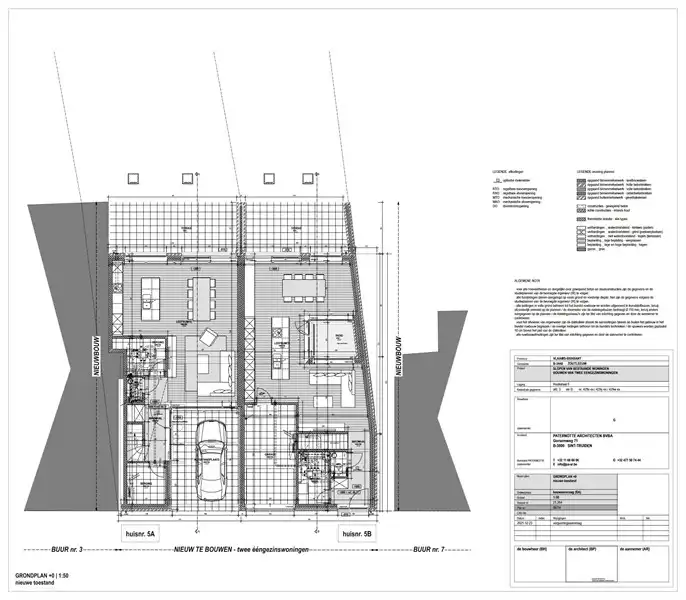VERGUND PROJECT VAN TWEE GESLOTEN BEBOUWINGEN OP 10A59CA MET CENTRALE LIGGING IN HALLE-BOOIENHOVEN foto 11