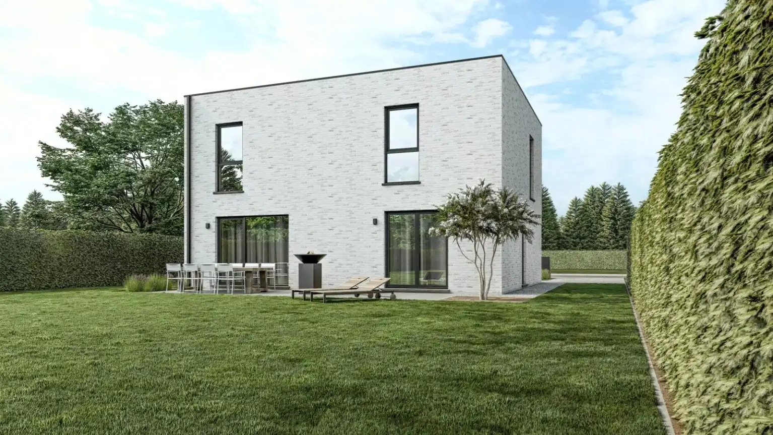 Nieuwbouwwoning, open bebouwing, 3 slpk, 12a, idyllisch gelegen te Gors-Op-Leeuw foto 3