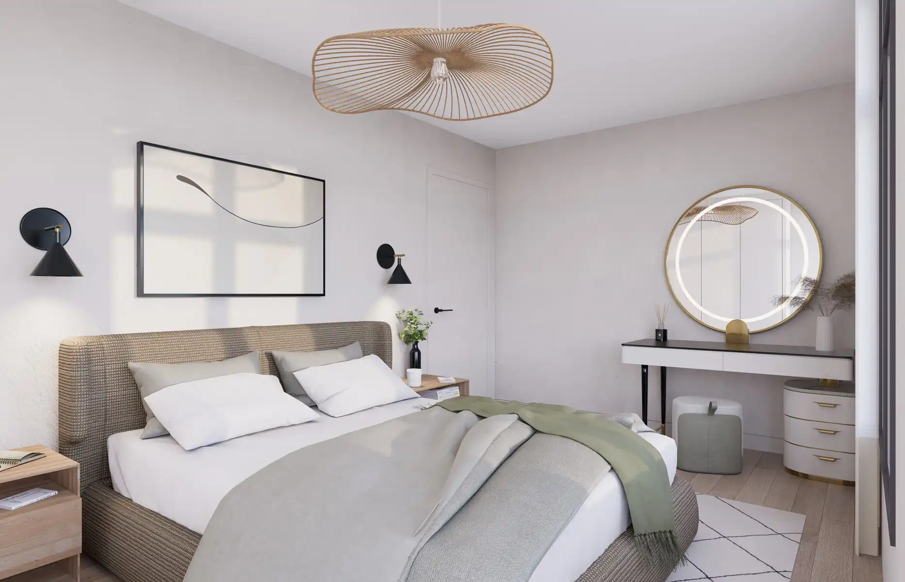 Gelijkvloersappartement met 2 slaapkamers in centrum Lede foto 5