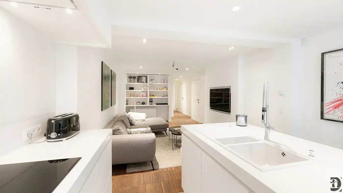 Stijlvol appartement met 3 slaapkamers en terras nabij Zoute foto 6