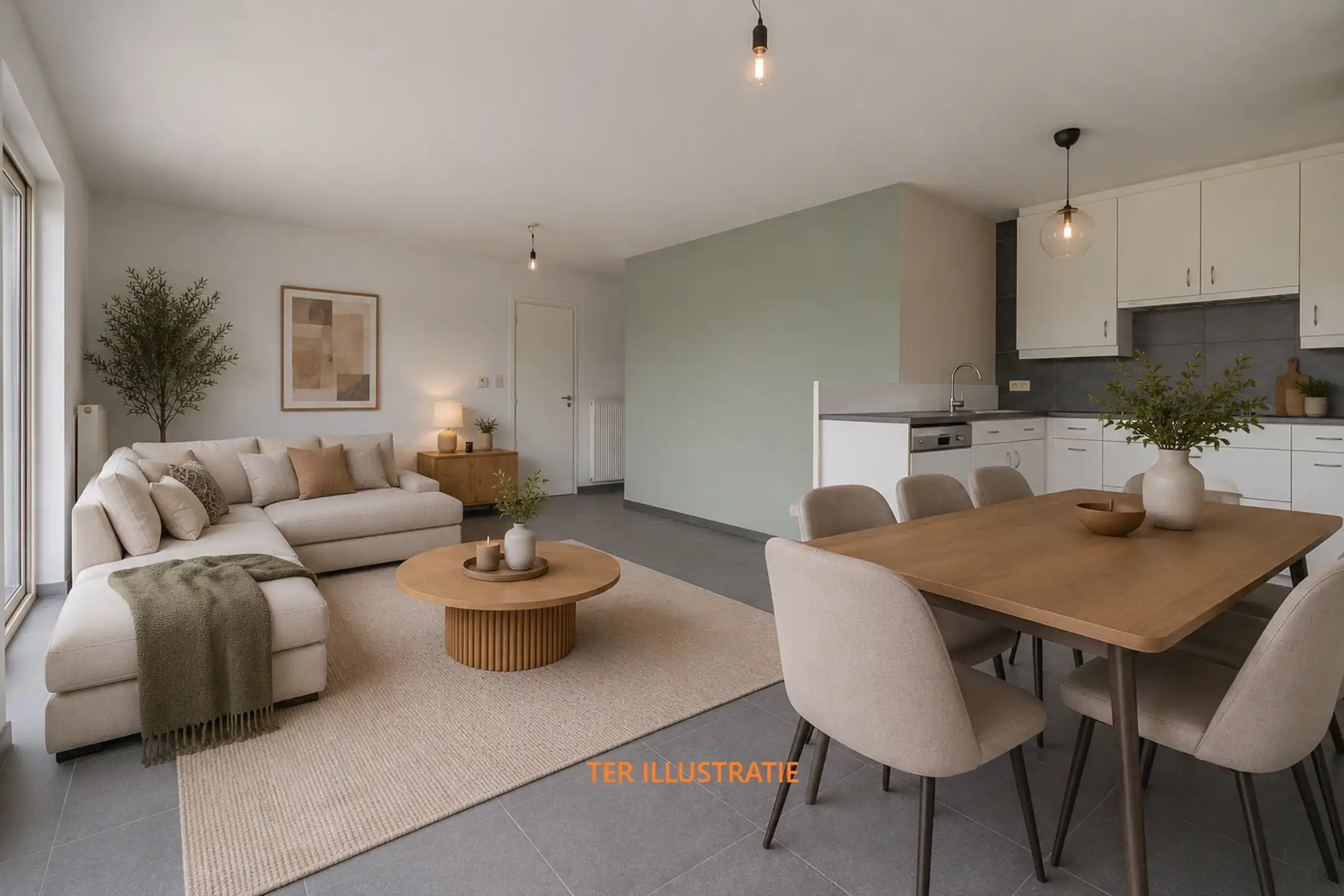 HERZELE - Prachtig gelijkvloers appartement centrum Herzele foto 5