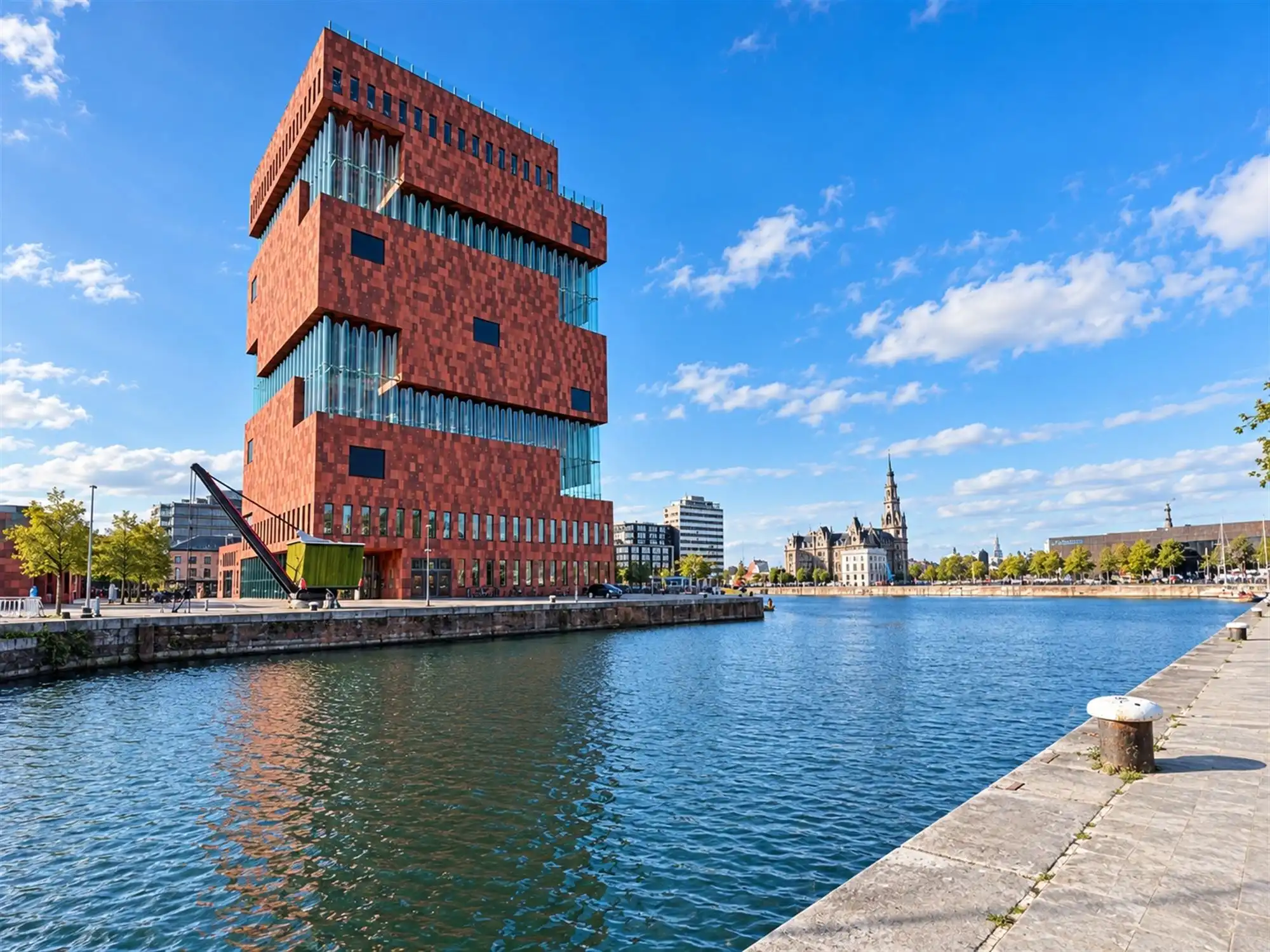 Prachtig recent appartement met terras aan 't MAS  foto 11