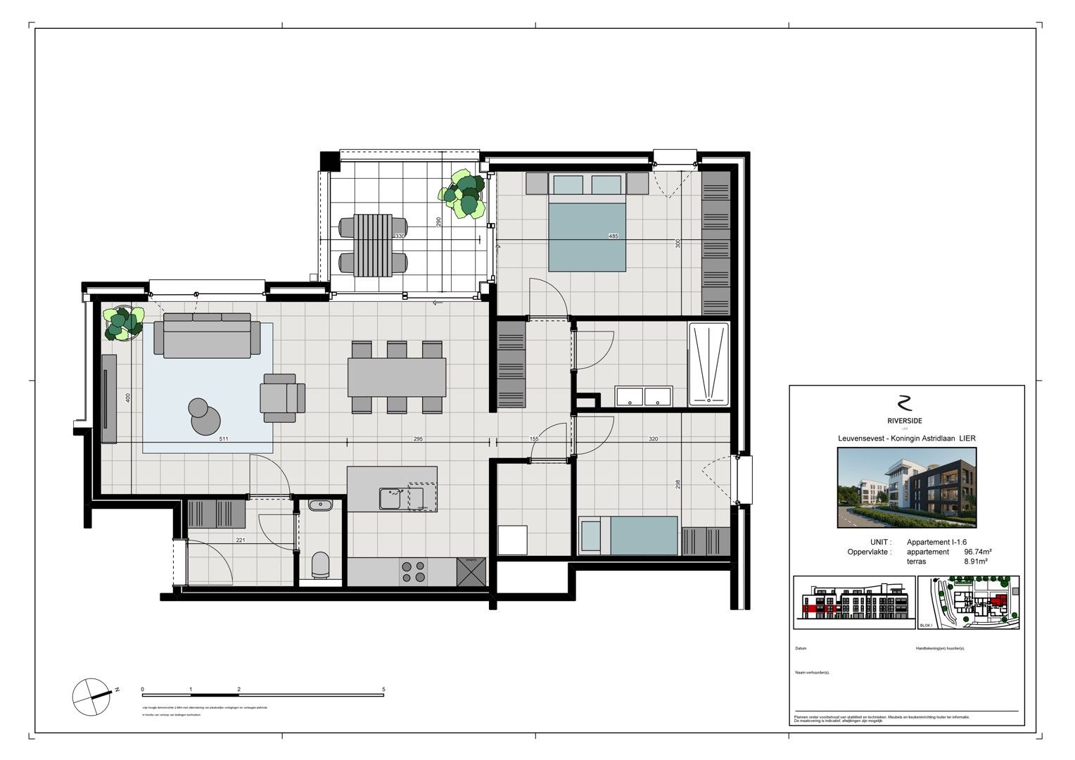 2-slaapkamerappartement met terras foto 13