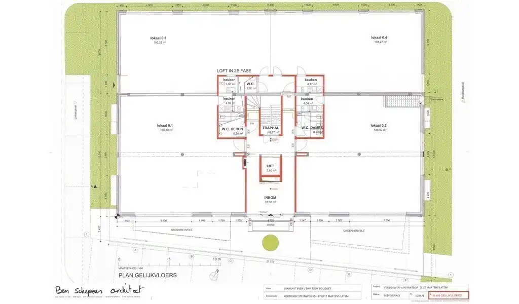 Lichtrijk kantoor te huur op zichtlocatie te Sint-Martens-Latem foto 24