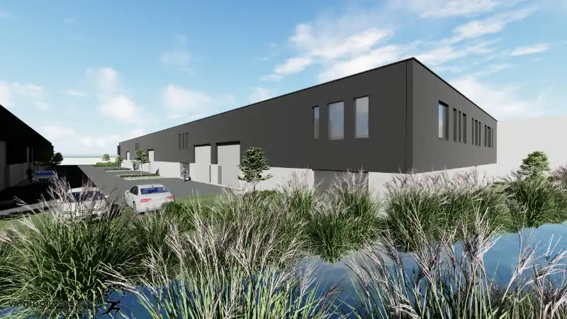 4 grote nieuwbouw KMO-units op toplocatie nabij R4 – Wiedauwkaai (Gent) foto 2