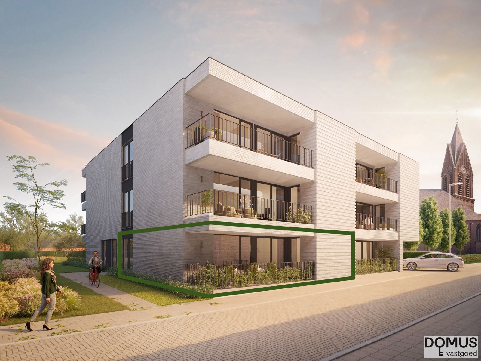 Riva - gelijkvloersappartement 0004 met terras foto {{pictureIndex}}