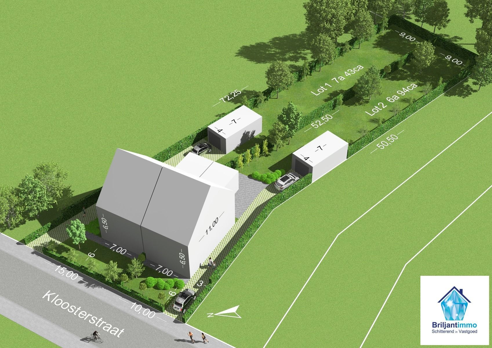 Bouwgrond voor halfopen bebouwing op toplocatie in Zemst foto 6