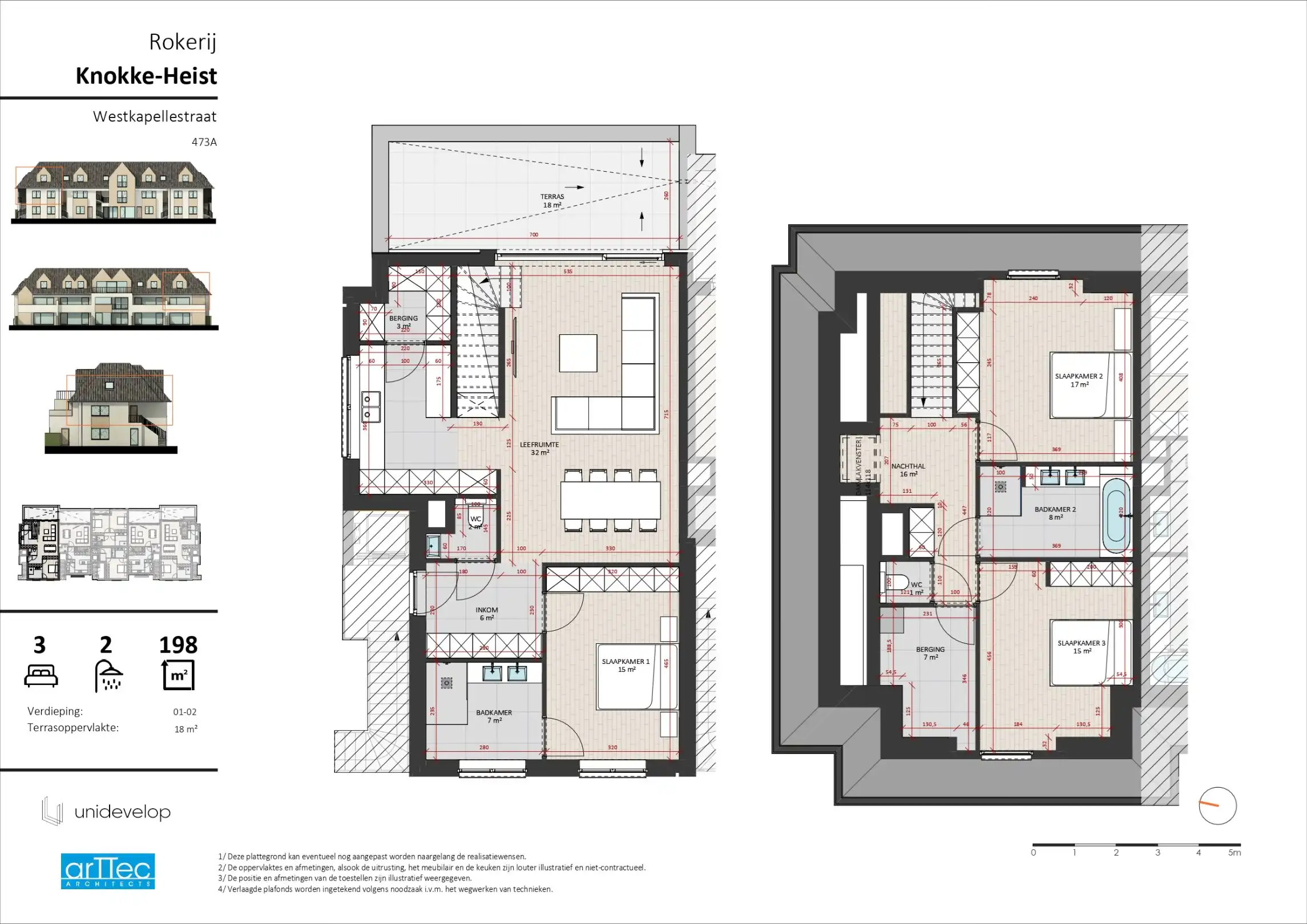 Ruime duplex stapelwoning (198 m²) met terras in Res. Rokerij – Westkapelle foto 5
