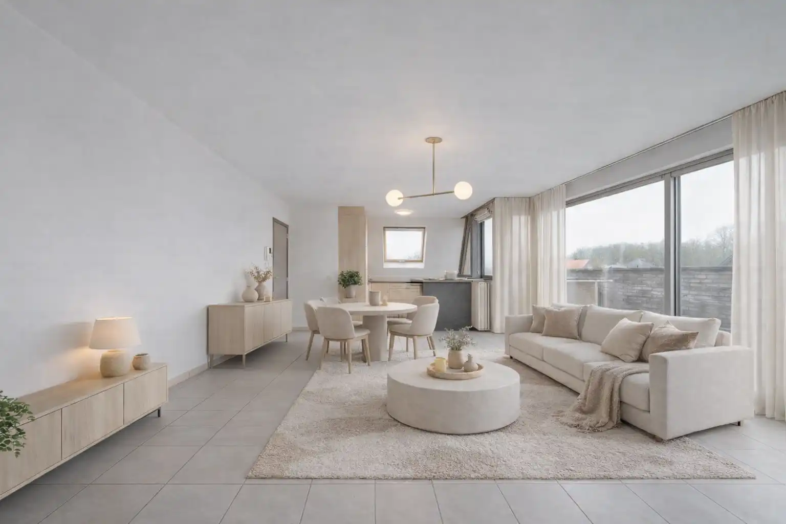 Dit prachtig en ruim appartement met één van de mooiste terrassen in de Kapellestraat foto 2