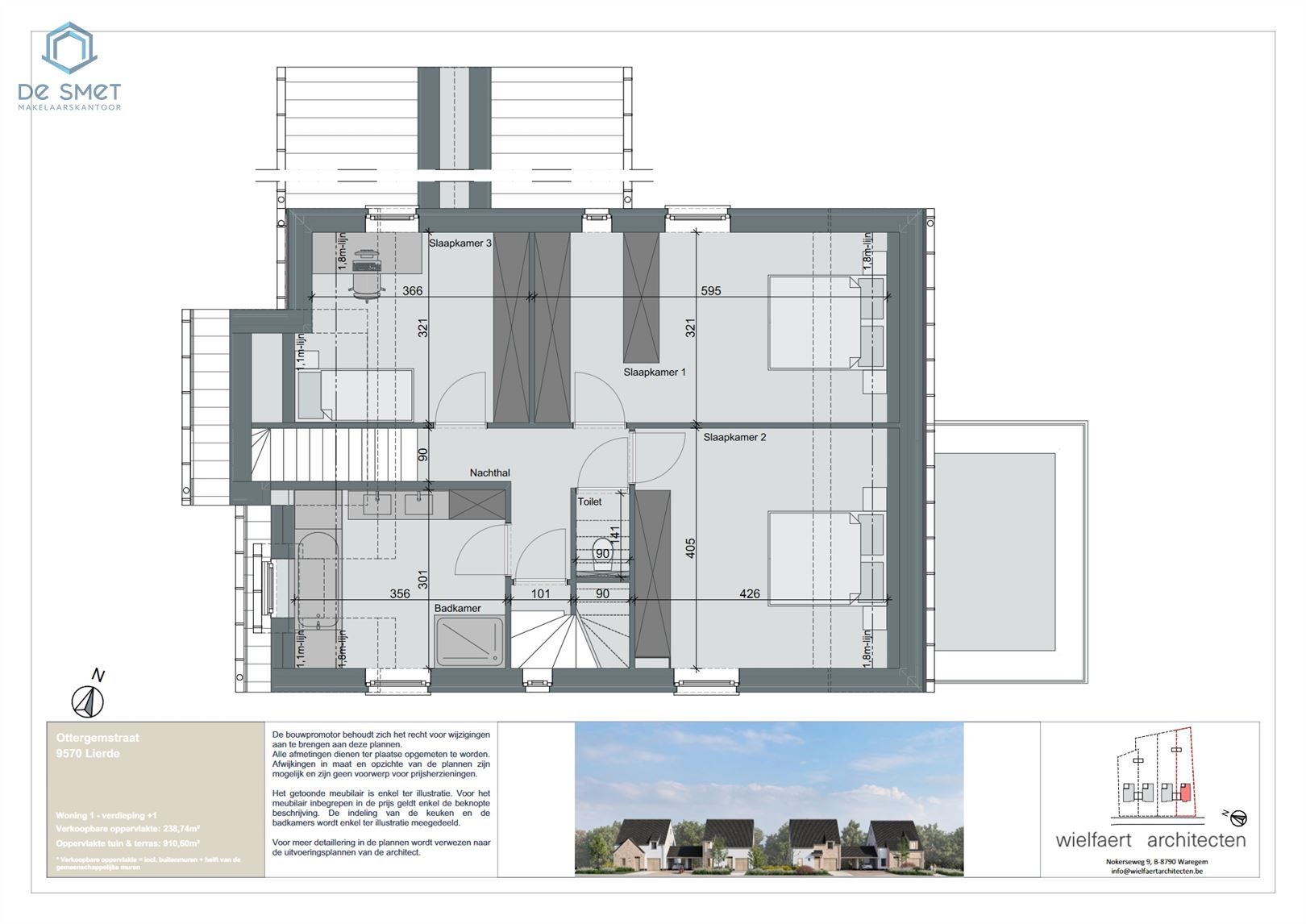 NIEUWBOUW OPEN BEBOUWING MET 3 SLP EN TUIN TE DEFTINGE foto 16