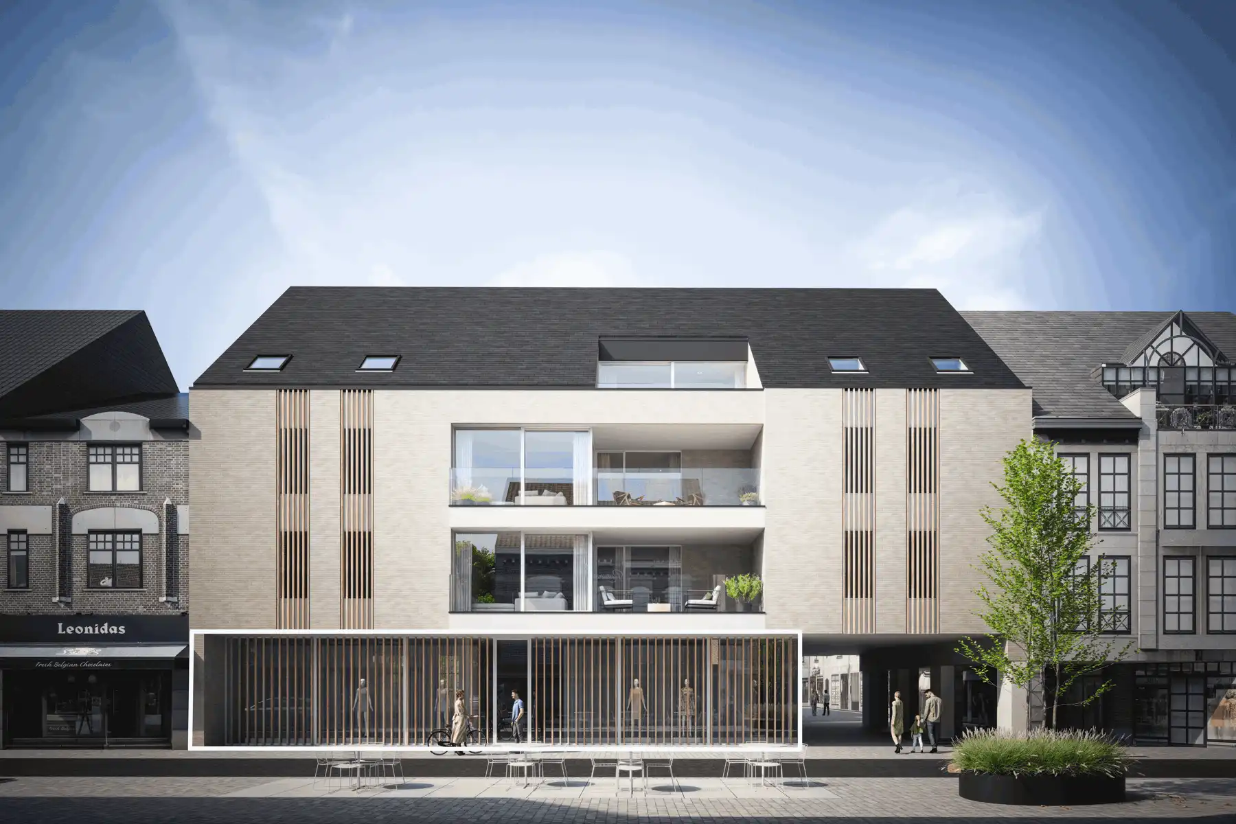 Handelsruimte (244m²) op toplocatie in het centrum van Lanaken! foto {{pictureIndex}}