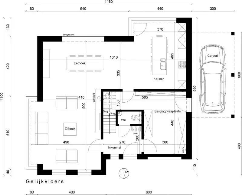 Nieuw te bouwen alleenstaande woning te Aartrijke. foto 3