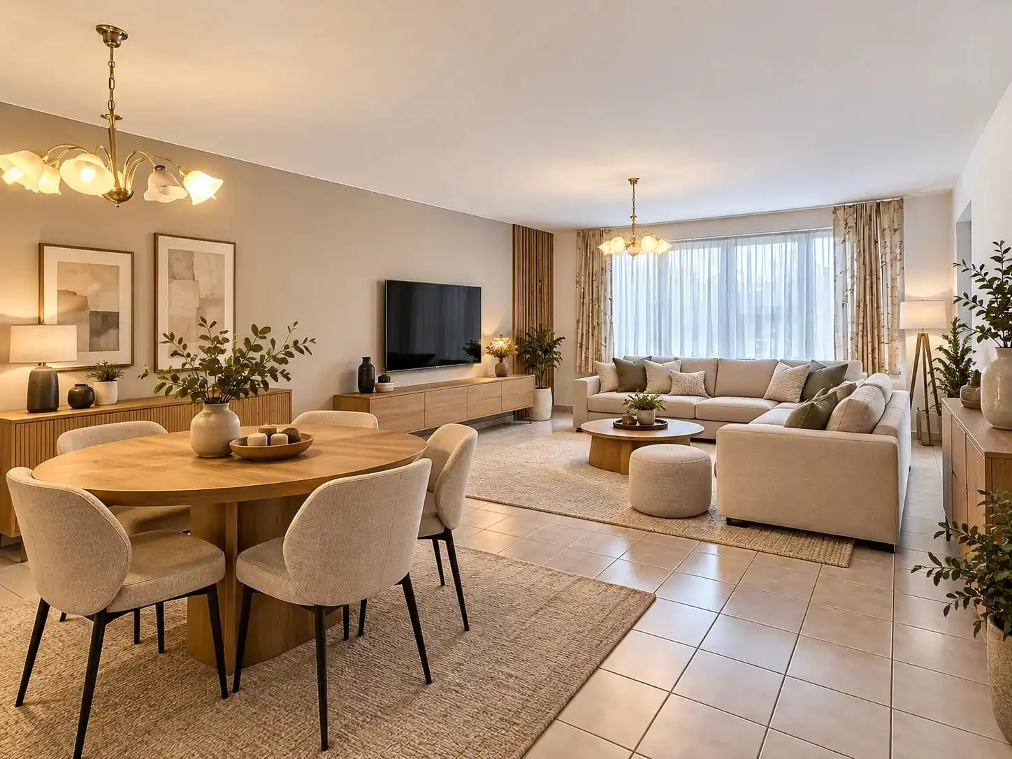 Ruim appartement met 2 slaapkamers, 2 staanplaatsen en 3 kelders foto 4