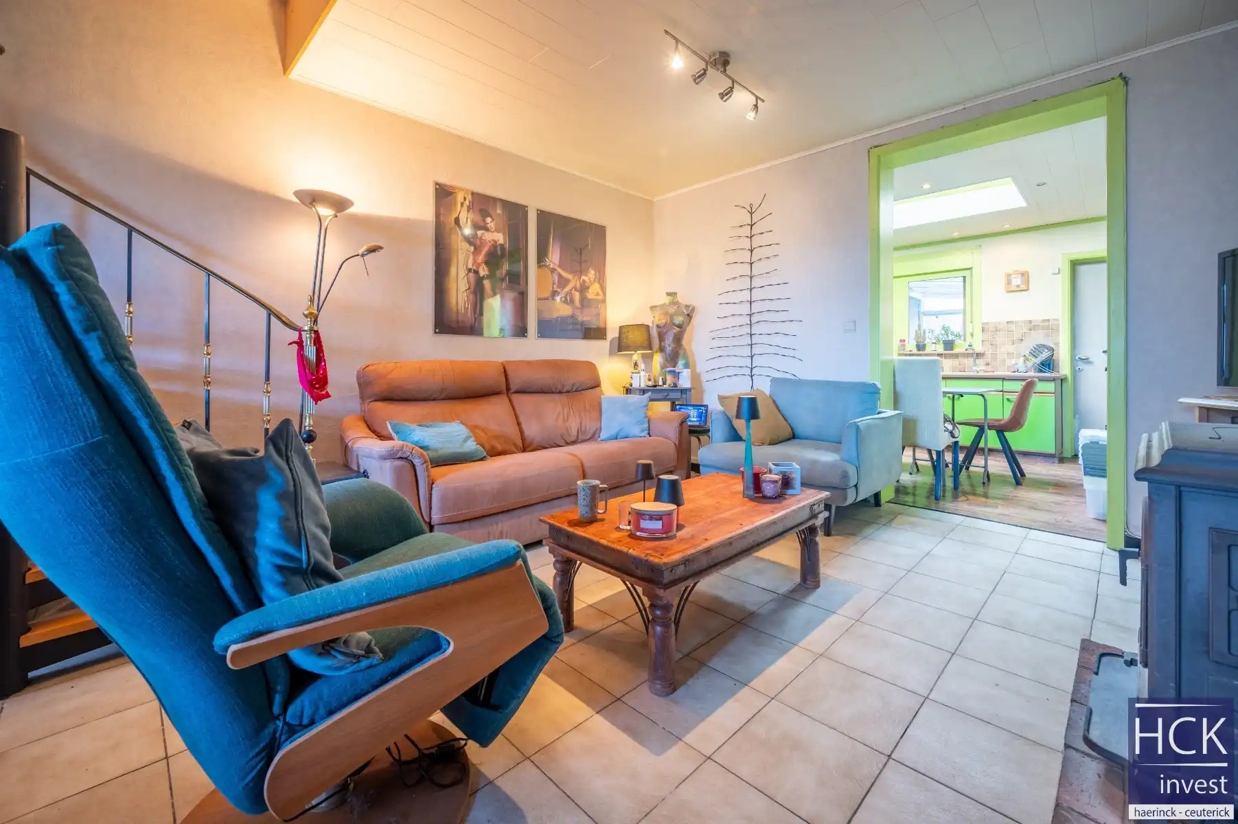 ZULTE - Mooi gelegen te renoveren rijwoning met uitweg achteraan foto 6