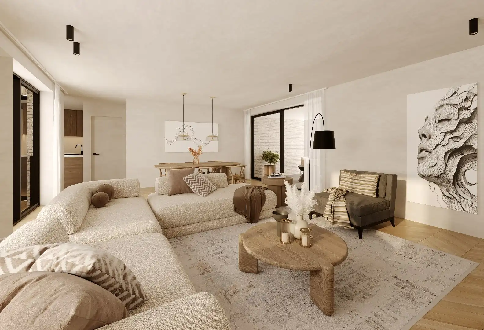 Ruim nieuwbouwappartement met 2 slaapkamers op centrale ligging in Middelkerke foto 7