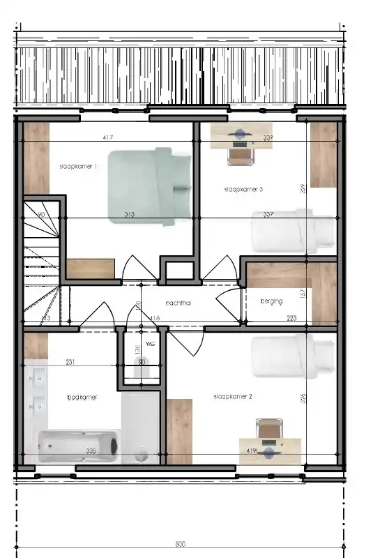 Nieuwbouwwoning met 3 slaapkamers en garage te koop in Langemark-Poelkapelle foto 5