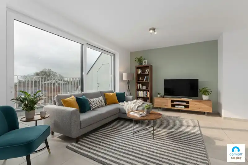 Roeselare nabij centrum – Stijlvol nieuw dakappartement in hartje stad met twee slpks en twee terrassen foto {{pictureIndex}}