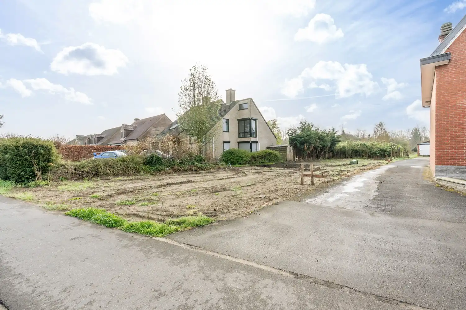 Rustig gelegen Z-gerichte bouwgrond van 17are 43ca voor een open bebouwing te Rotselaar. foto 5