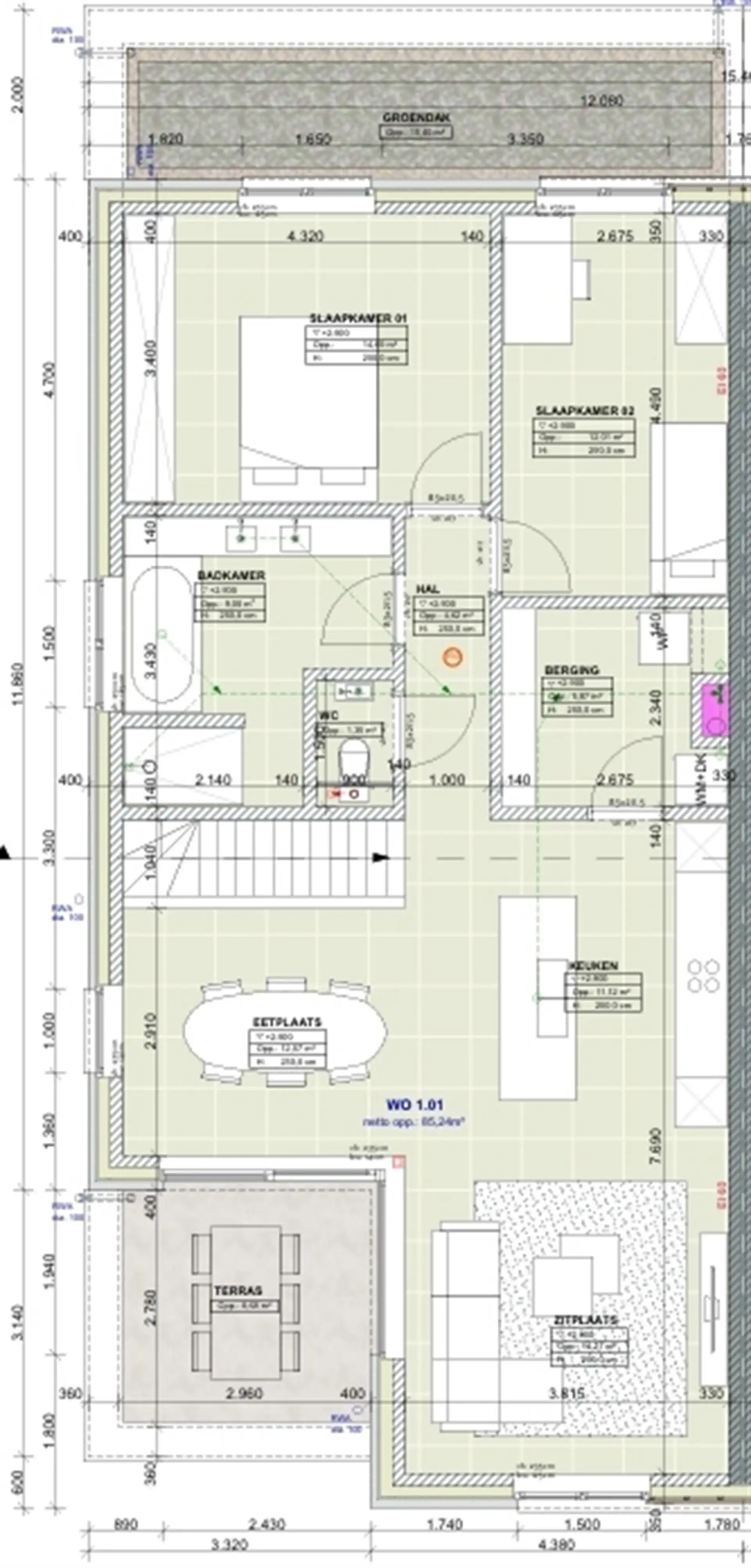 Nieuwbouwappartement met 2 slaapkamers en terras! foto 14