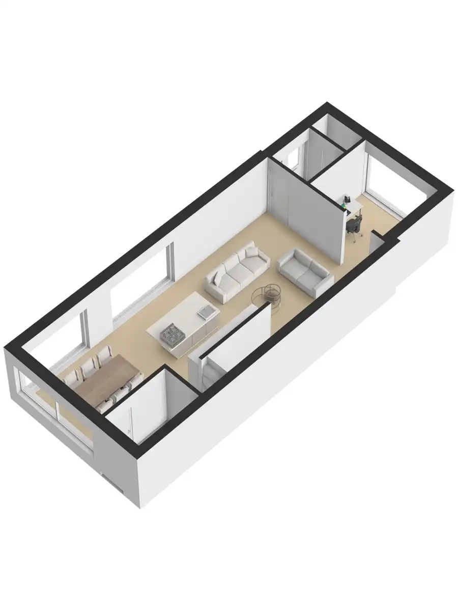 Ruime casco nieuwbouwwoning met 3 slaapkamers, bureau, tuin en parking te koop in Wuustwezel. Moderne en energiezuinige woning met vrije afwerking. foto 11