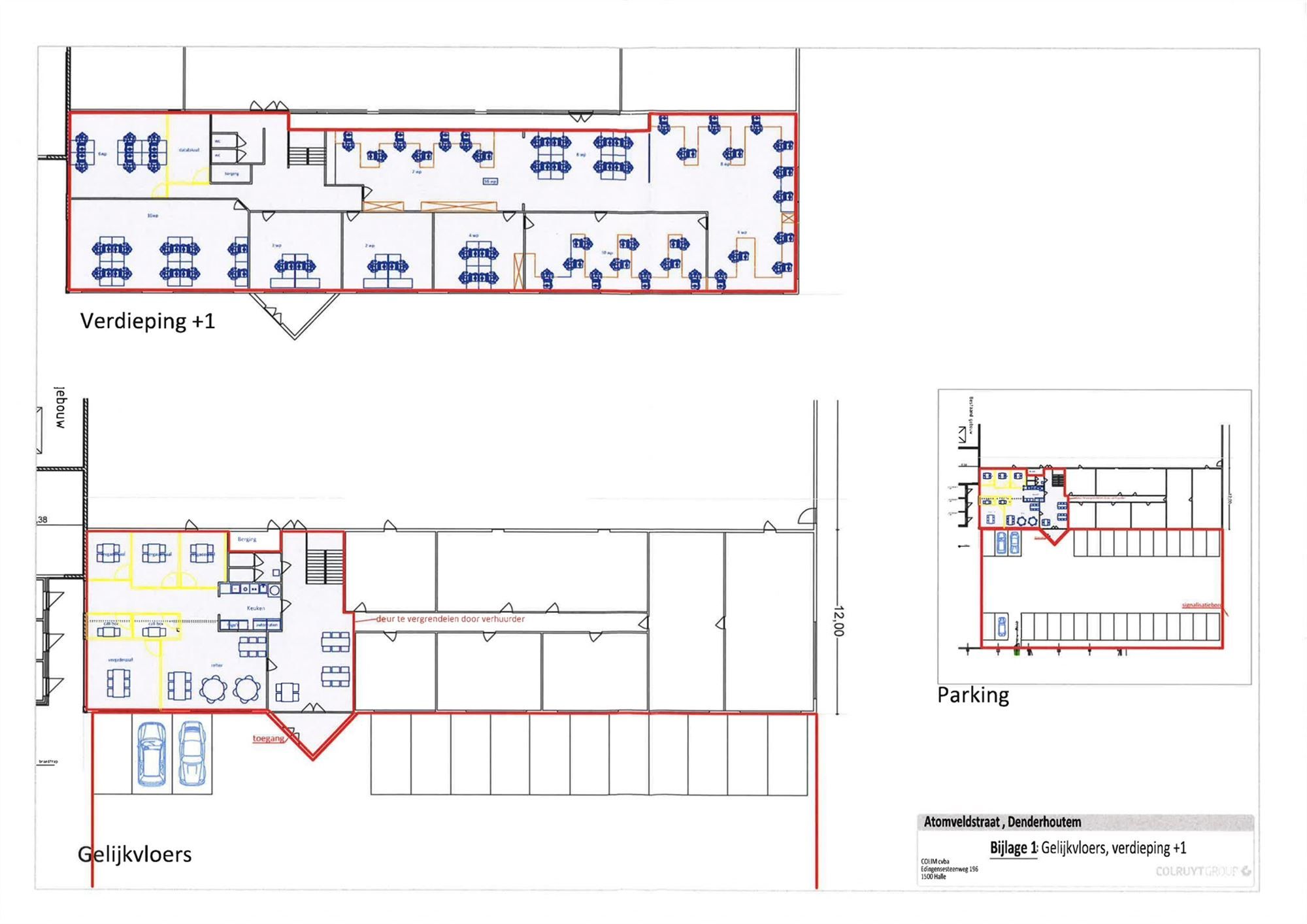 Kantoorruimte vanaf 207m² te huur op de expressweg Aalst-Ninove foto 2