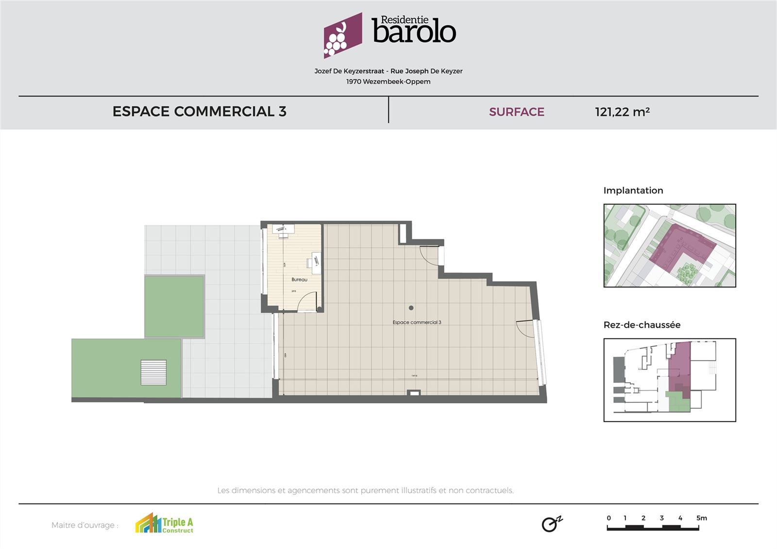 Gelijkvloerse handelsruimte met bureau van 85m² foto 4